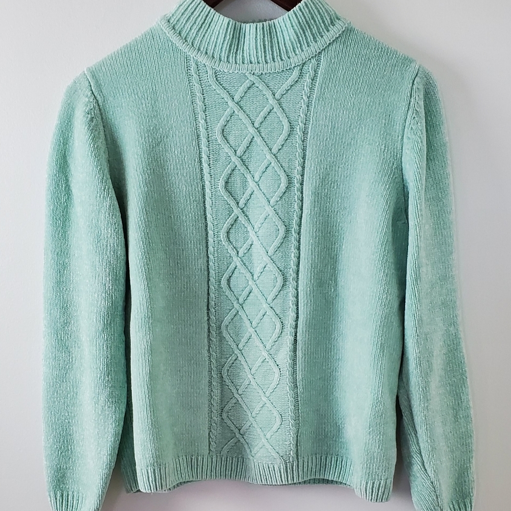 Vintage Alfred Dunner Cable-Knit Sweater